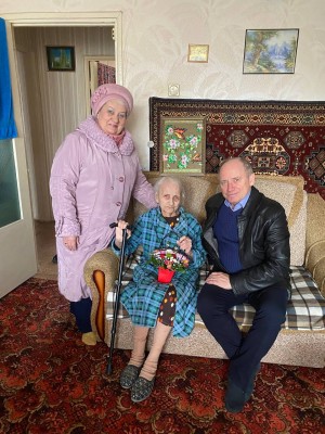 99 лет ветерану из 24 округа!